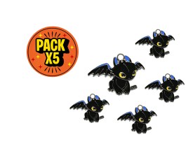 Dije Esmaltado Furia Nocturna